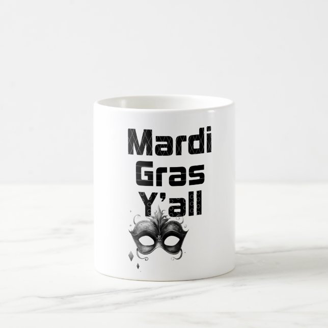 Mardi Gras Y'all Kaffemugg (Center)