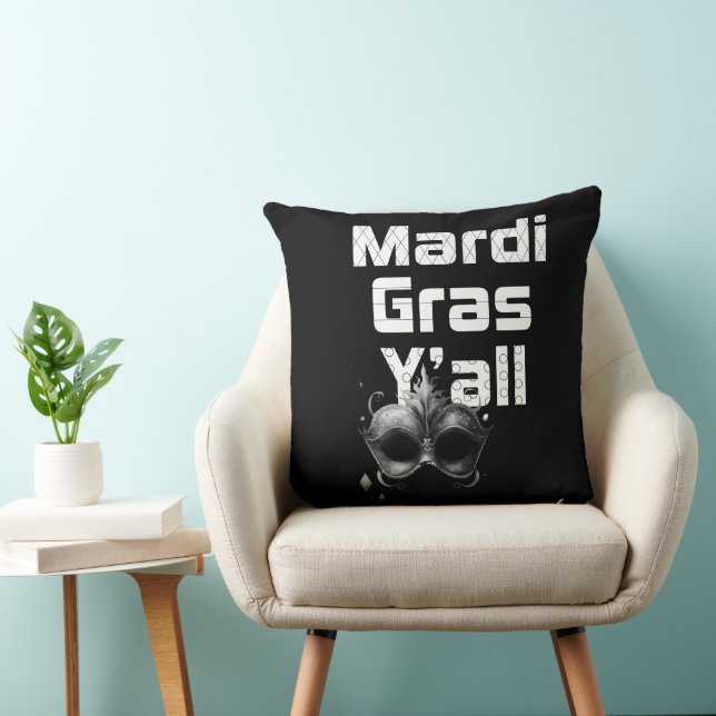 Mardi Gras Y'all Kuddar Täcke (Stol)