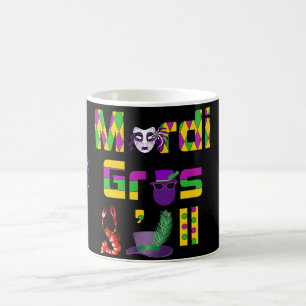 Mardi Gras Y'all Thunder_Cove Kaffemugg