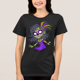 Mardi Gras Zombie T Shirt