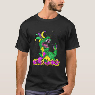 Mardi Grawr Dinosaur T Rex Kids Boys Småbarn Shirt