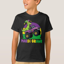 Mardi Grawr Monster Lastbil Dinosaur Mardi Gras