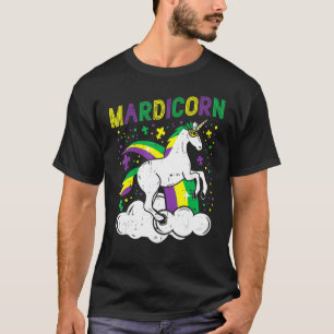 Mardicorn Retro Unicorn Jester Animal Mardi Gras C T Shirt