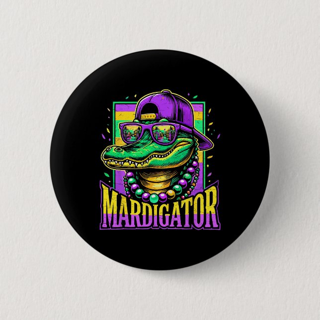 Mardigator Carnival Alligator Costume Kids Boys Mo Knapp (Framsida)