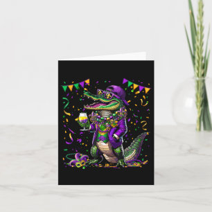 Mardigator Mardi Gras Alligator Costume Manar Wome Kort