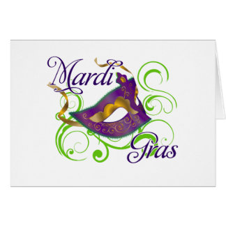 MardiGras Hälsningskort