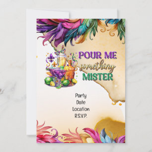 Mardigras Inbjudningar