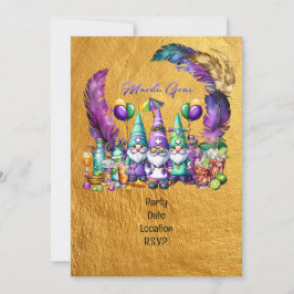 Mardigras Inbjudningar