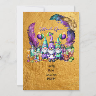 Mardigras Inbjudningar