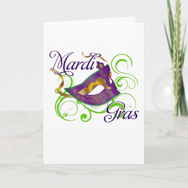MardiGras Kort (Framsida)