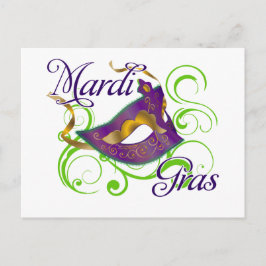 MardiGras Vykort