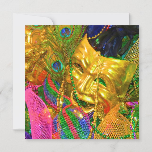 mardigrasinbjudan inbjudningar (Framsida)