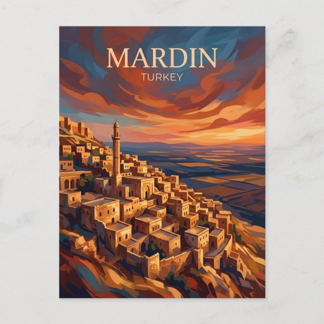 Mardin Turkiet Vykort (Framsida)
