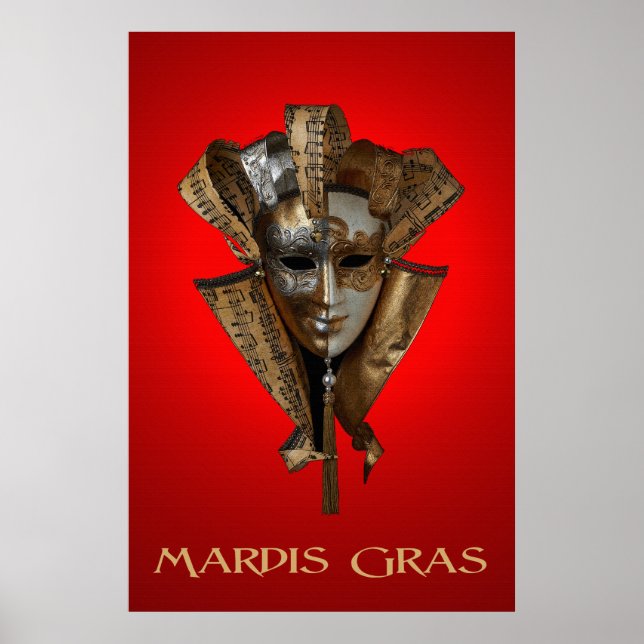 Mardis Gras 36 x 24 Poster (Framsidan)
