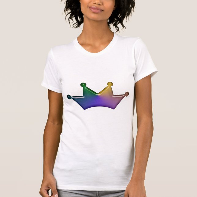 Mardis Gras krona T Shirt (Framsida)