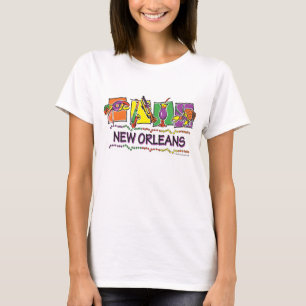 Mardis Gras, partyvakt, New Orleans, T-shirt