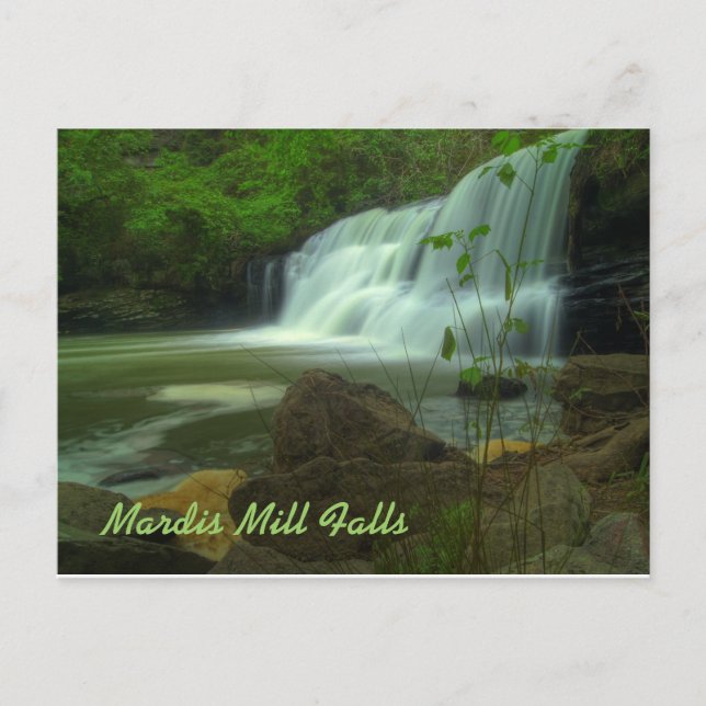 Mardis Mill Falls Vykort (Framsida)