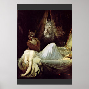 Mardröm av Füssli Johann Heinrich (bäst Poster
