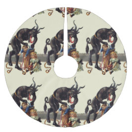 mardröm christmas krampus julgransmatta borstad polyester