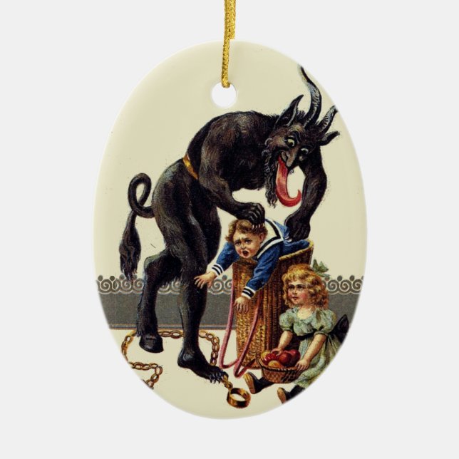 mardröm christmas krampus julgransprydnad keramik (Framsidan)
