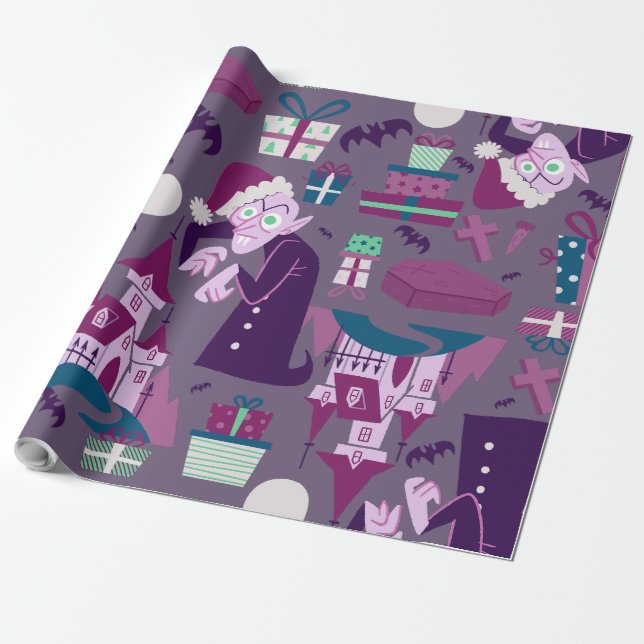 mardröm christmas vampre Santa nosferatu Presentpapper (Utrullad)
