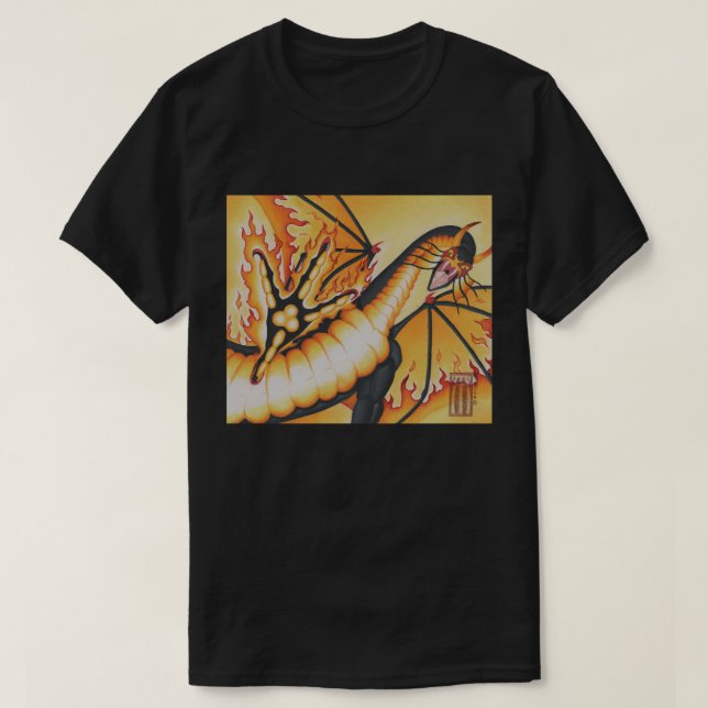 Mardröm Draken  T Shirt (Design framsida)