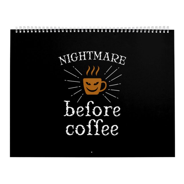 mardröm före kaffe kalender (Omslag)