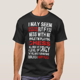 Mardröm och lyckligt ställe - varm schackT-tröja Tee Shirt
