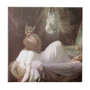 Mardrömmen: Henry Fuseli; 18th C. Kakelplatta