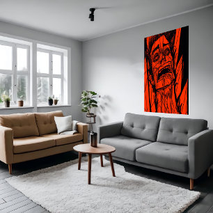 Mardrömmen jag vaknade aldrig upp från AI Art Poster