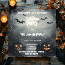 Mardröms Halloween-fest med Jack-o'-Lanterns & Fla