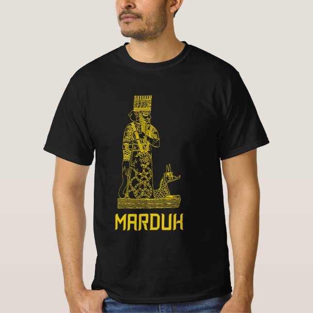 Marduk the Babylonian king of the gods T Shirt (Framsida)