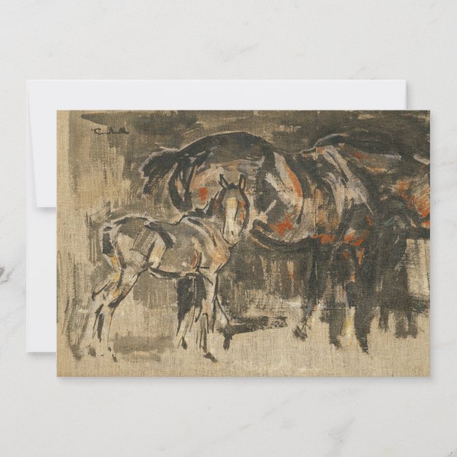 Mare och föl | Joseph Crawhall (Framsida)