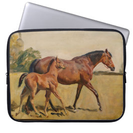 Mare och föl vid Munnings Laptop Sleeve