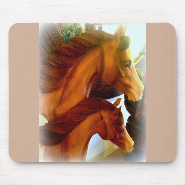Mare och pony mousepad musmatta (Framsidan)