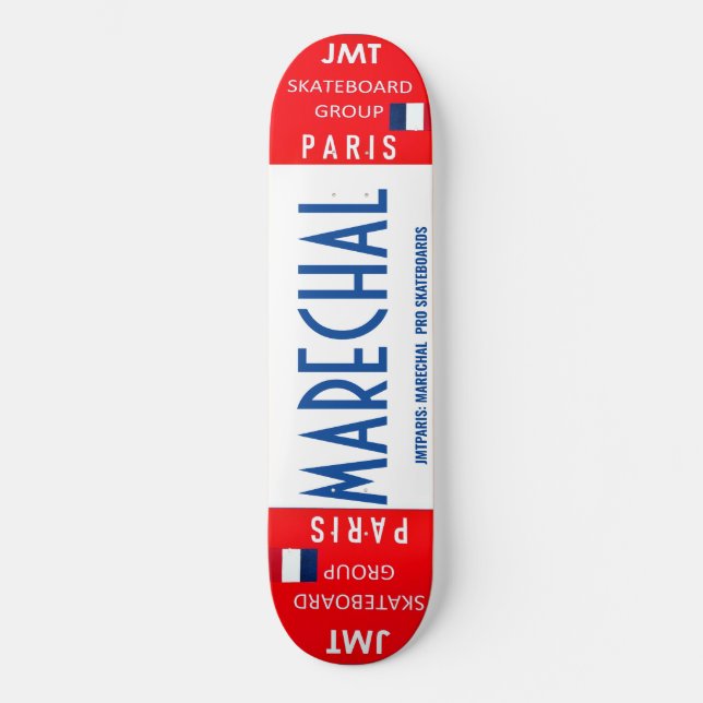 MARECHAL JMT PARIS 8 1/4" Skateboard Deck (Framsida)