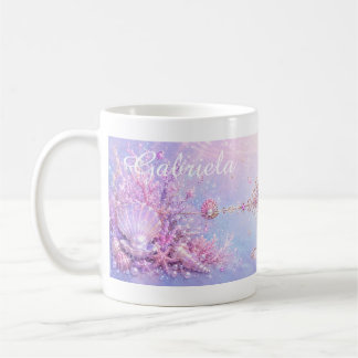 Mareena Magisk Havfruefantasi Redigerbar Kaffemugg