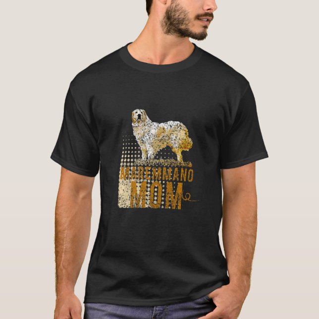 Maremano Shepherd Dog Maremma Ablusees T Shirt (Framsida)