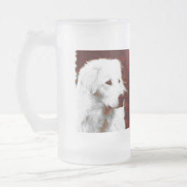 Maremma Sheepdog Frostat Ölglas