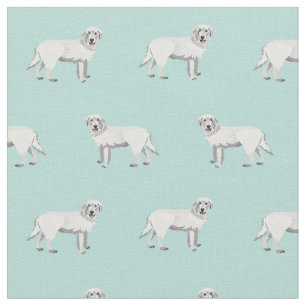 Maremma sheepdog hundar mynta tyg