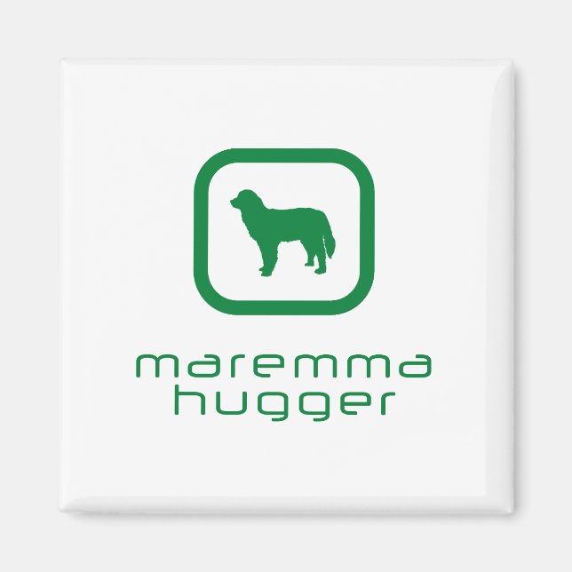 Maremma Sheepdog Magnet (Framsidan)