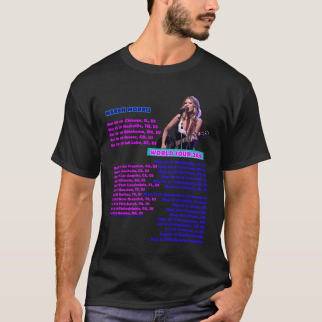 MAREN MORRIS TURNERAR 2019 T SHIRT (Framsida)