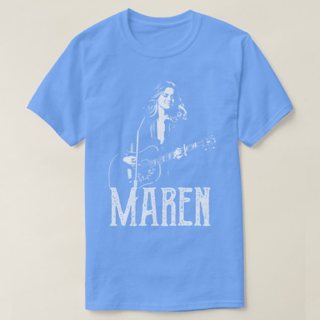Maren the White Stencil T Shirt (Design framsida)