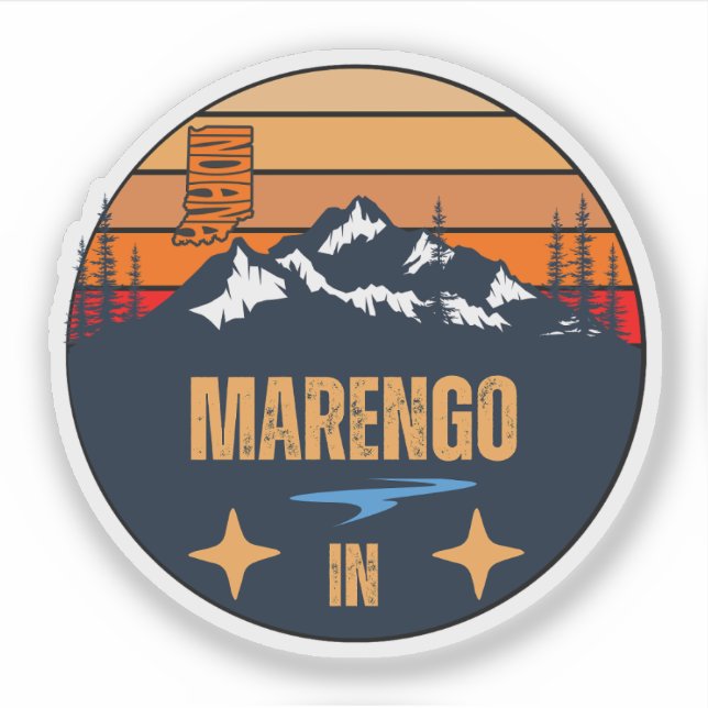 Marengo, Indiana Klistermärken (Framsida)