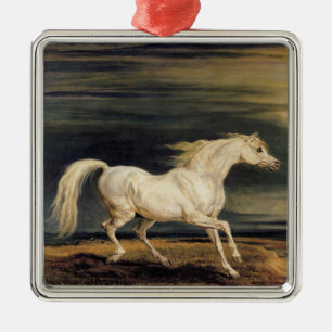 Marengo the White Horse (av James Ward) Julgransprydnad Metall
