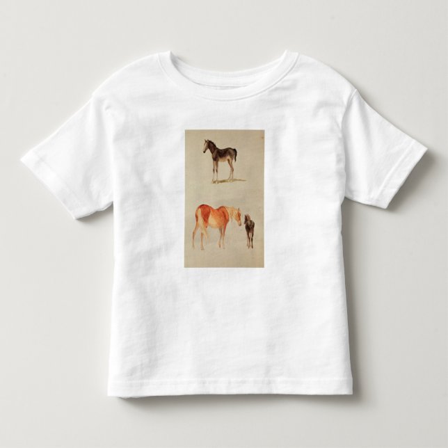 Mares och föl t shirt (Framsida)