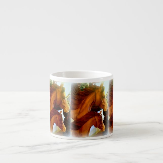 mares- och ponnyespressomugg espressomugg (Framsidan)