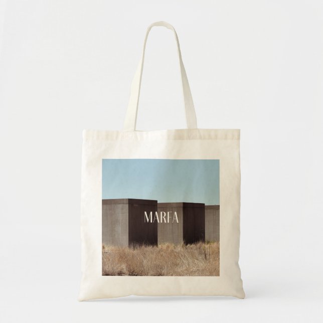Marfa Minimal Tote Bag Tygkasse (Framsidan)