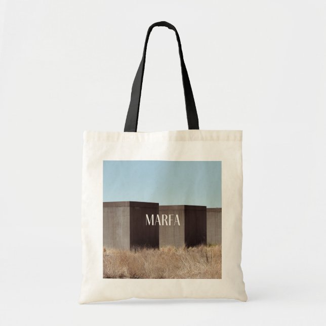 Marfa Minimal Tote Bag Tygkasse (Framsidan)