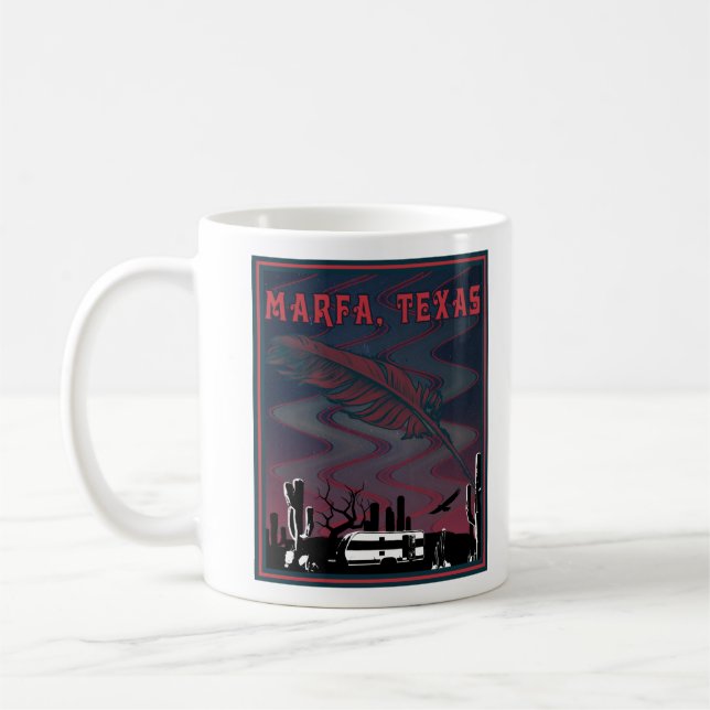Marfa Texas kaffemugg (Vänster)